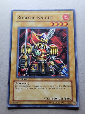 Robotic Knight - YSDS-EN002 - 1st Edition - YuGiOh-LP | eBay