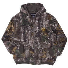 Mens Realtree Xtra Full Zip Puffer Hoodie