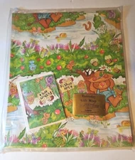 VTG Current Wrapping Paper Sheets Every Day 1978 2 24"x30" Sheets 2 3"×4" Cards