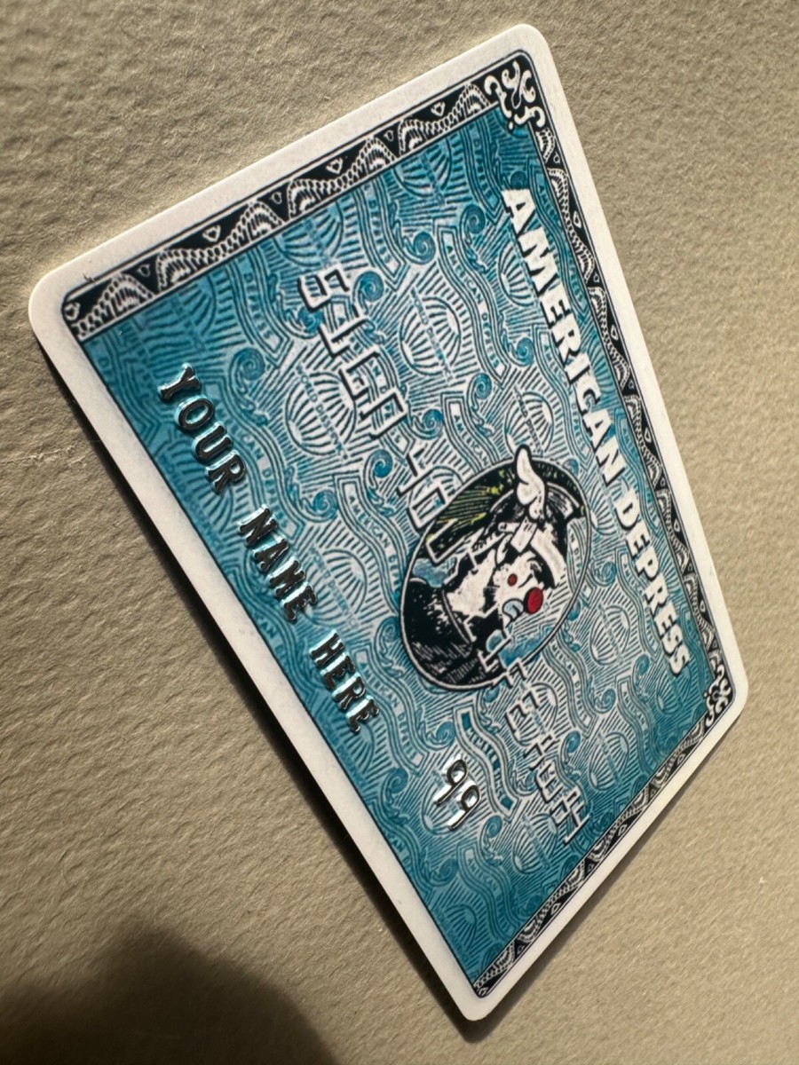 Dface D*Face American Depress Card limited art release Banksy | eBay