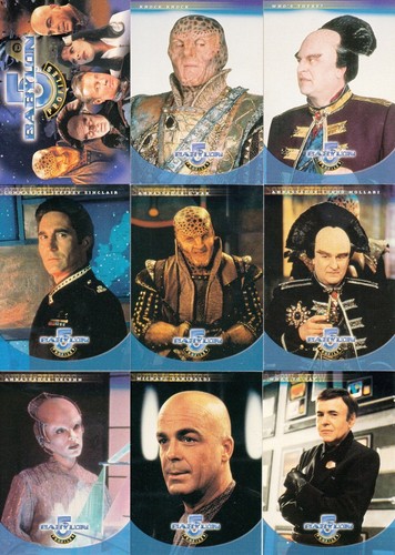 BABYLON 5 PROFILES 1999 SKYBOX COMPLETE BASE CARD SET OF 100 TV - Picture 1 of 2