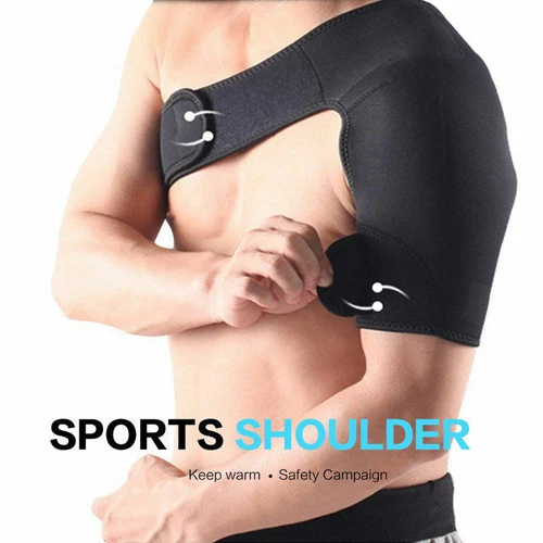 Shoulder Brace Support Compression Sleeve Torn Rotator Cuff Joint Pain Relief - Imagen 3 de 15