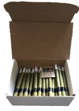 Tiger Palm Natural Pre-Wrap Palm Leaf MINI ROLLS (1 Box of 50)