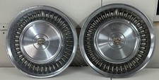 Pair 2 Of 16 Cadillac Wheel Covers Unknown Year Small Dents