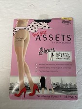 Spanx Love Your Assets High Waist Shaping Sheers Pantyhose Black Size 2