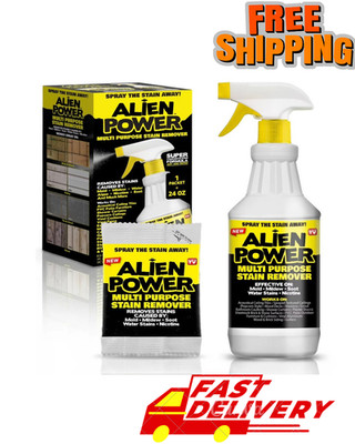 Alien Power Stain Remover Kit   Mold, Mildew & Algae Cleaner with Spray Bottle