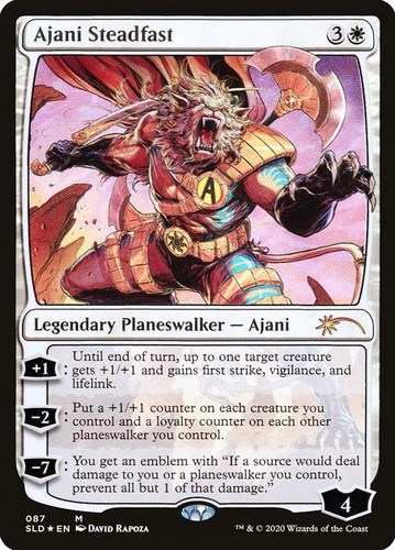 Ajani Steadfast #87 Foil Secret Lair Drop Series