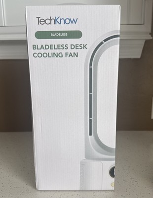 TechKnow Blameless Desk Cooling Fan USB Rechargeable