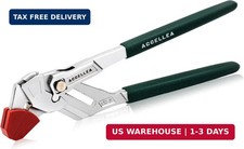 10-inch Pliers Wrench, Tongue And Groove Pliers With 2 Types Jaw Protectors