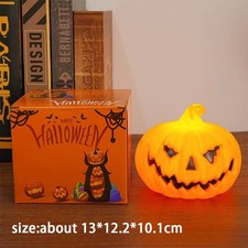 Large Halloween Jack O Lantern Candle Pumpkin Lantern LED Light Party Decoration