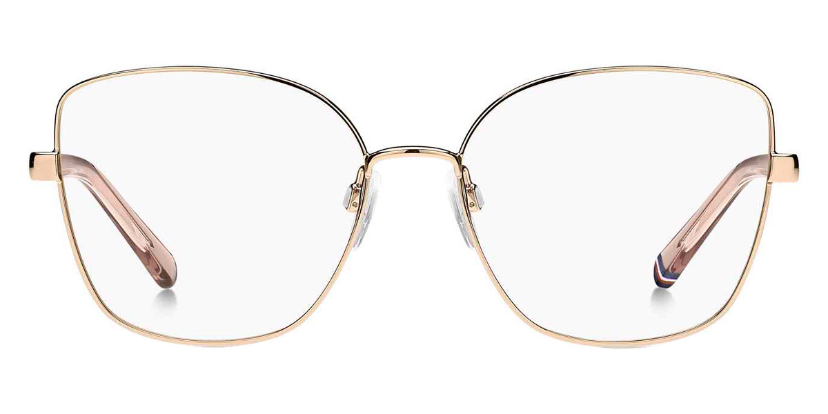 Tommy Hilfiger TH 1962 Eyeglasses Gold Copper Cat Eye 55mm New 100