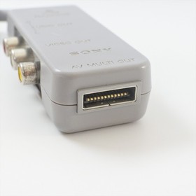 PS1 Official AV ADAPTOR SCPH-1160 SONY for Playstation SCPH-5500 Only C 9066
