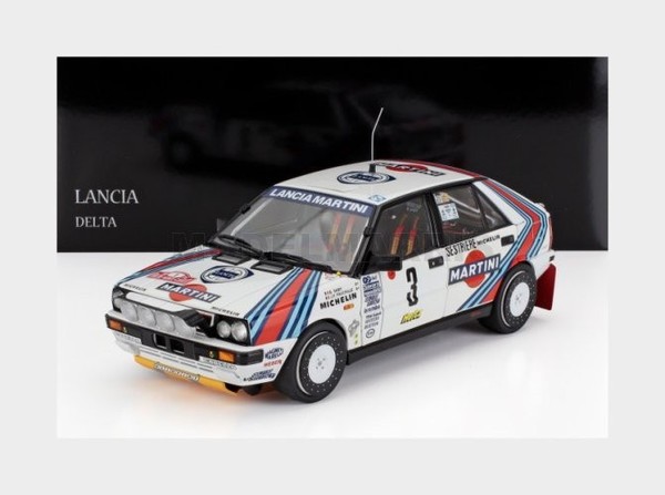 Kyosho 08960F Lancia - Delta Hf Ungeschnitten 4WD Team Martini Racing ( Night-image
