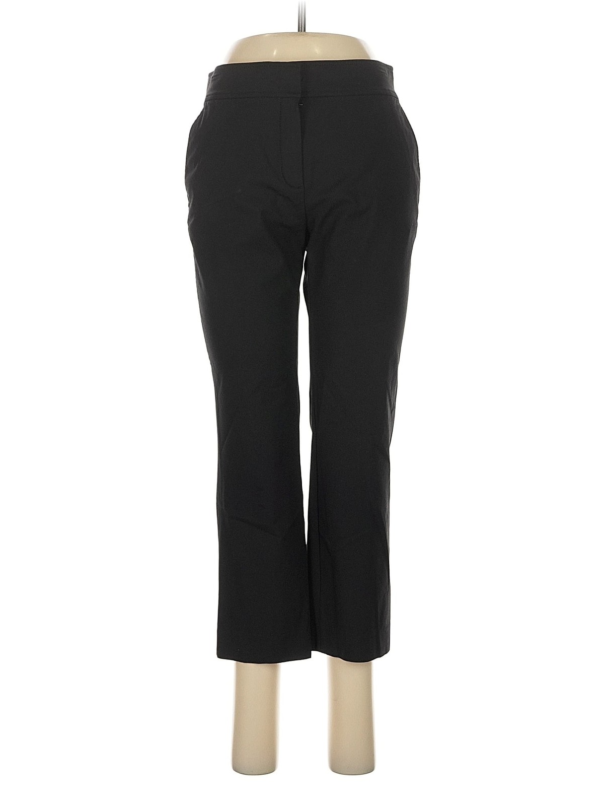 Massimo Dutti Women Black Dress Pants 6