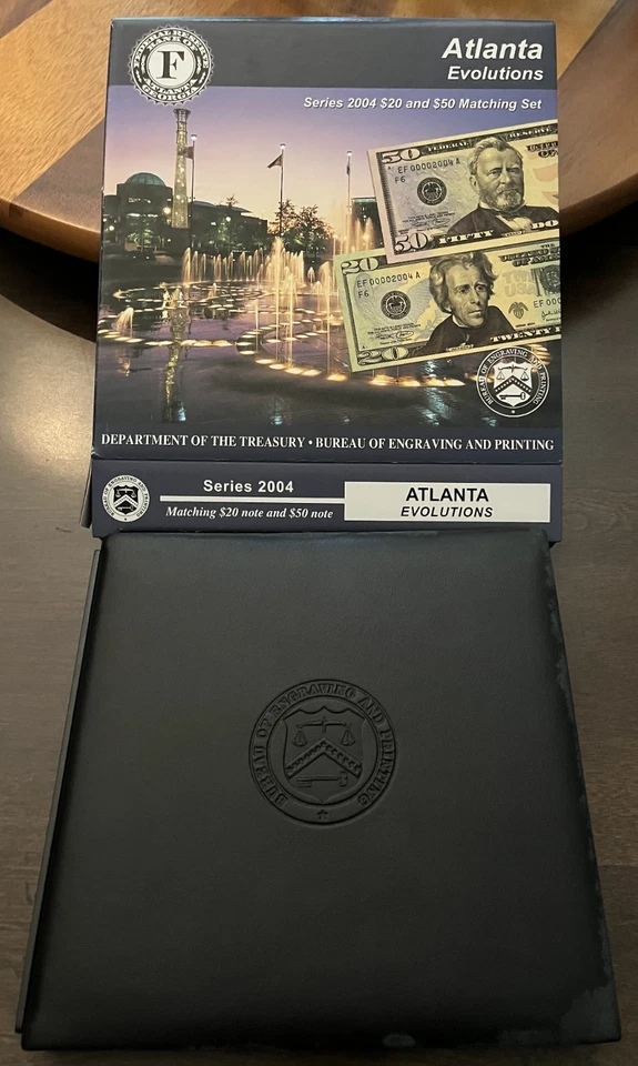 2004 BEP - Evolutions Set - $20 & $50 Matching Set - Atlanta, EK00002212A - Image 3 of 4