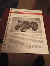 Massey Ferguson 175 Product  Information Brochure.