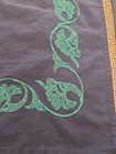 Set 4 Pier 1 Imports Blue Terquoise Coral Embroidered Cloth Linen Napkins Ocean — photo 8