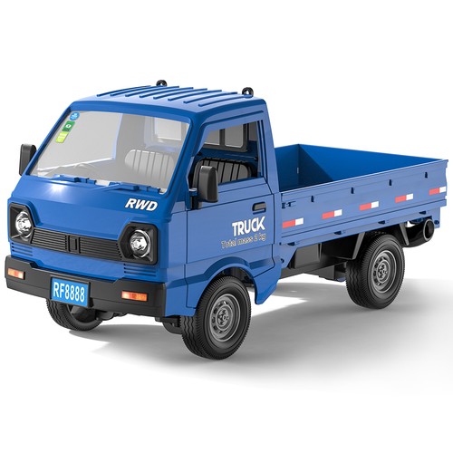 Coche camión KF21 RC camioneta 1:16 2,4 GHz camioneta 2x2 con luces LED control remoto - Imagen 3 de 13