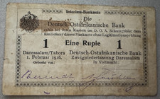 04-12 DOA Niemiecko-Wschodnia Afryka, 1 rupia, Ro929, 01.02.1916, M3, erh.: VF+