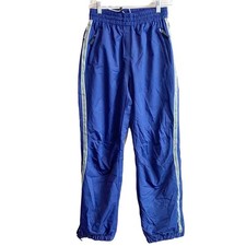 Obermeyer Women's Nylon Pull On snow pant blue striped 8