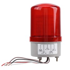 Red LED Warning Flash Beacon Lights, LED Emergency Warning Lighting Bulb Rota...