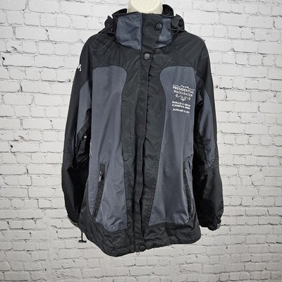 57th Presidential Inauguration USA Obama Biden Staff Black Hooded Jacket Large L