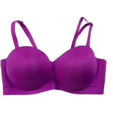 Cacique Bra 44DD Bright Purple Full Coverage Lined Removable Straps