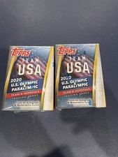 Topps Team USA 2020 U.S. Olympic and Paralympic Team Lot of 2 Blaster Box