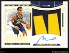 2024-25 National Treasures Colossal Bennedict Mathurin GAME USED PATCH AUTO /25