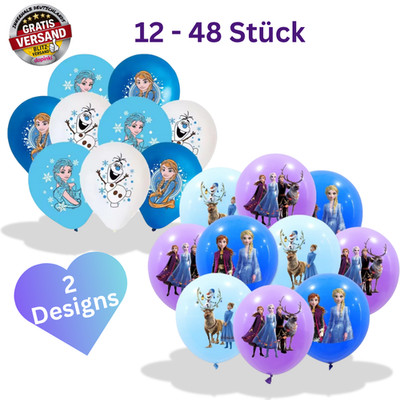 Frozen Luftballons 12-48 Disney Eiskönigin Partyballon Deko Kindergeburtstag