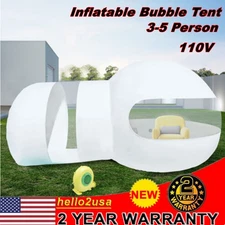 Inflatable Clear Bubble Tent Outdoor Dome Camping Tent Cabin with Air Blower