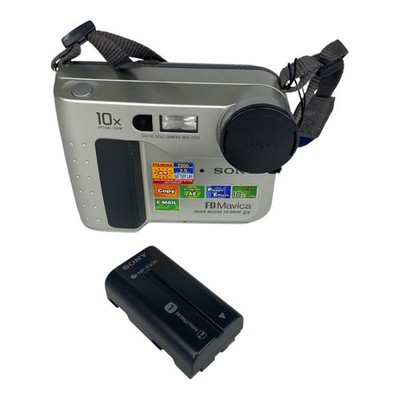Sony Mavica loppy Disk Digital Camera MVC-FD75 With Battery Untested
