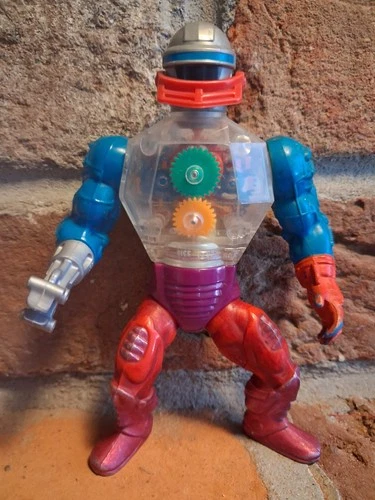 MOTU 1984 Roboto He-Man Action Figure Master Of The Universe Mattel Vintage 5.5"