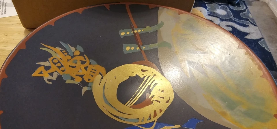 Vaso de cerámica pintado a mano Gilbert Portanier Liguria Rosenthal Studio Line Foto 4 de 4