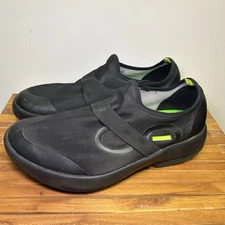 Oofos Oomg Eezee Low Slip On Shoes Mens Size 10 Black Comfort Recovery Sneaker
