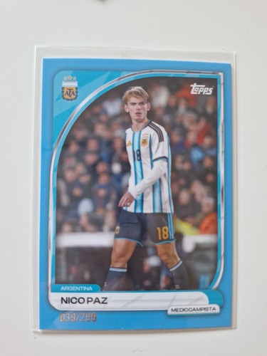 Topps Collector Tin Argentina 2026 Nico Paz/299