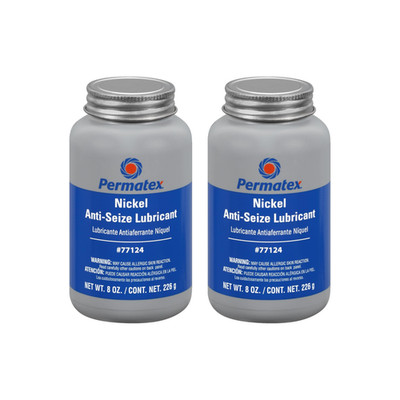 Pack of 2 Permatex 77124 Nickel Anti-Seize Lubricant, 8 oz.