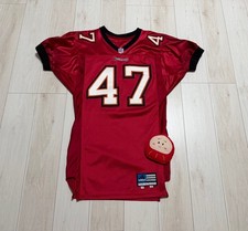 John Lynch NFL 2000 Tampa Bay Buccaneers Adidas Authentic Team Issued Jersey