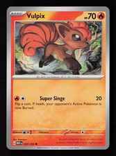 Carta Pokemon Vulpix 037/165 Scarlatto e Viola 151
