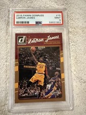 Lebron James Kobe Bryant 2016-17 Panini Donruss #15 PSA 9