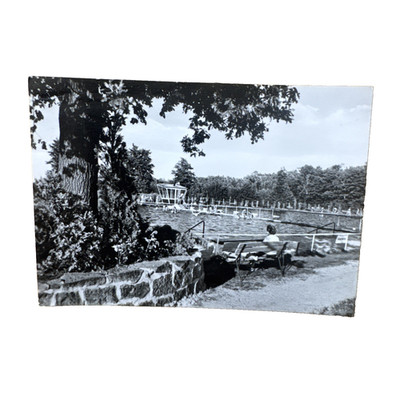 Postkarte AK Bad Düben Mulde Freibad Hammermühle Gelaufen Ansichtskarte