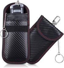 2 Pack Faraday Pouch for Car Keys, Faraday Key Fob Protector Car Security Protec