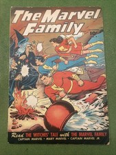 Golden Age Comic The Marvel Family #4 Fawcett VG- Old Shazam! 1946 