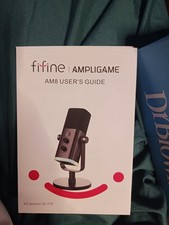 FIFINE AM8 XLR USB Microphone. Black. Tested, Open Box
