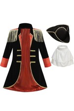 GRAJTCIN Colonial Costume Boys Revolutionary War Costume Kids 18th Century