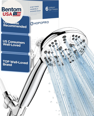 #ad 6 Mode High Pressure Handheld Shower Head Set Consumer Reports Recommended Hig $33.22