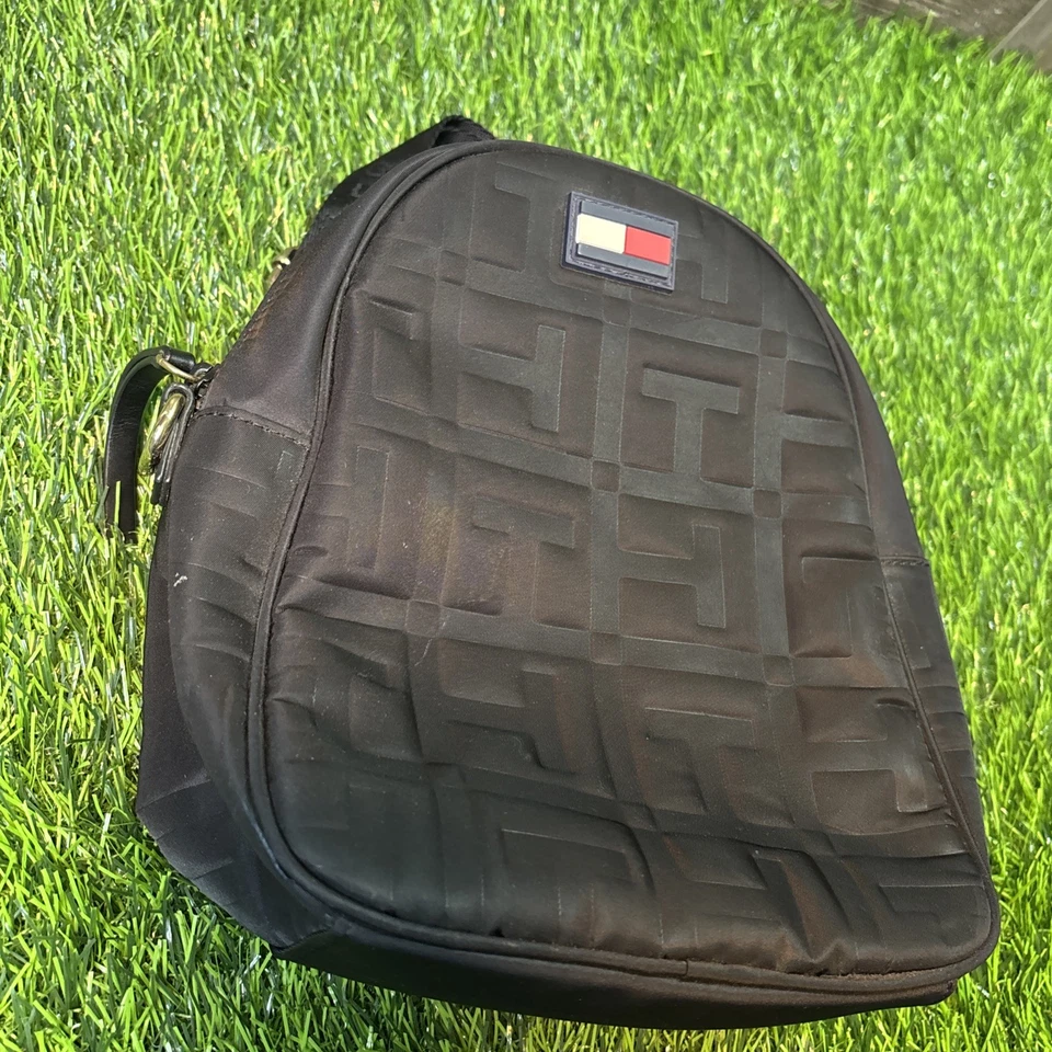 Tommy Hilfiger Mini Mochila Negro Logo Bolso Informal de Viaje  Foto 2 de 4