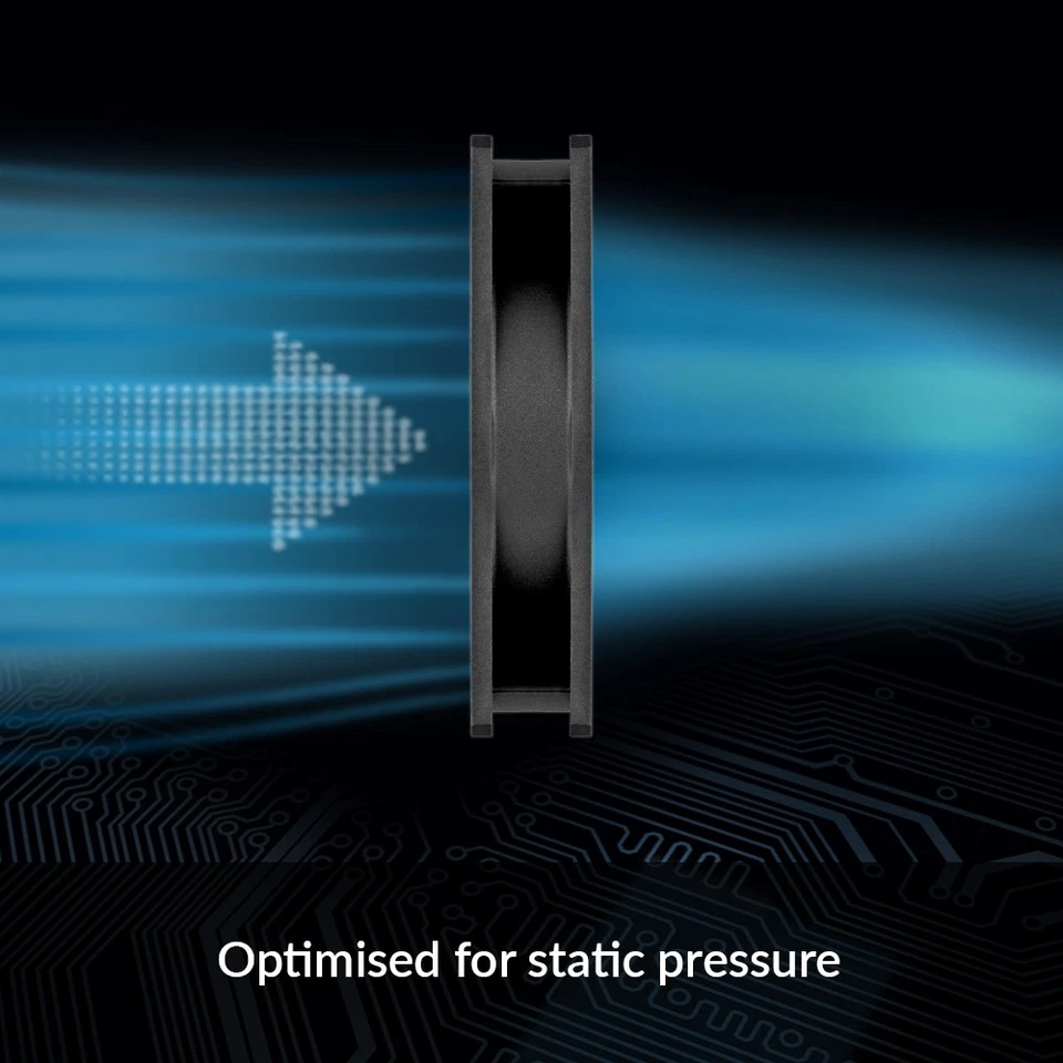 ARCTIC P14 (Black) 5 Pack 140 mm Case Fan Pressure-optimised quiet motor B-Stock - Image 2 of 4