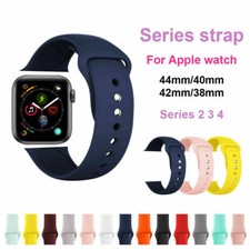 Sports Silicone iWatch Band Strap For Apple Series 10 9 8 7 6 5 4 3 2 1 SE Ultra