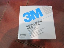 NEW, NOS 3M Head Cleaning Diskette Kit Box of...